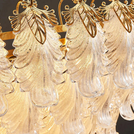 Lumineux Lustre Élégant en Verre LED pour Salle à Manger IL983216-ILLUMEEN.COM