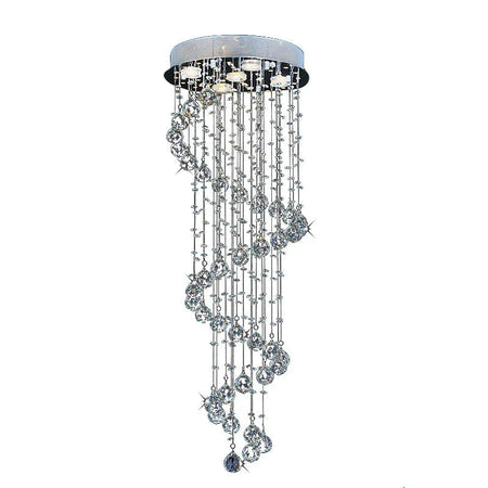 Lumineux Lustre en Cristal au Design Spirale - Luminaire IL485792-ILLUMEEN.COM