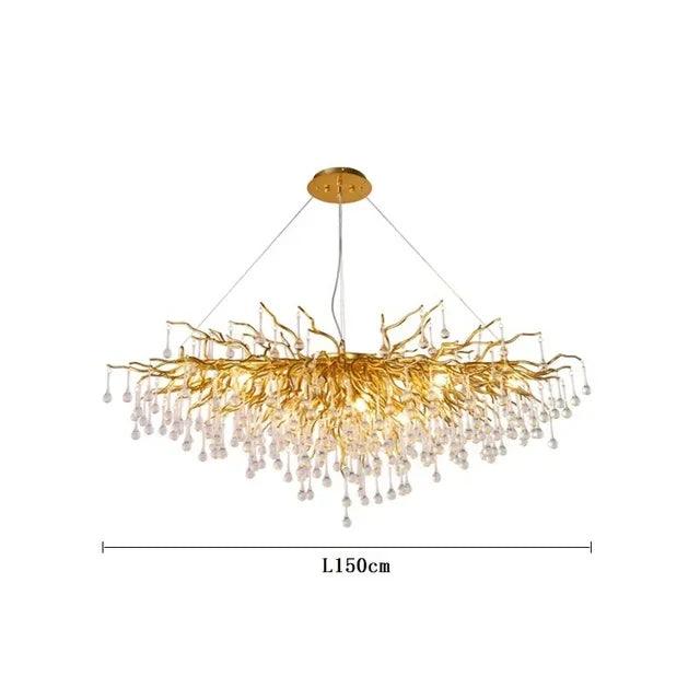 Lustre Élégant en Cristal et Fer Luminaire IL582307-ILLUMEEN.COM