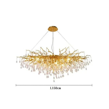 Lustre Élégant en Cristal et Fer Luminaire IL582307-ILLUMEEN.COM