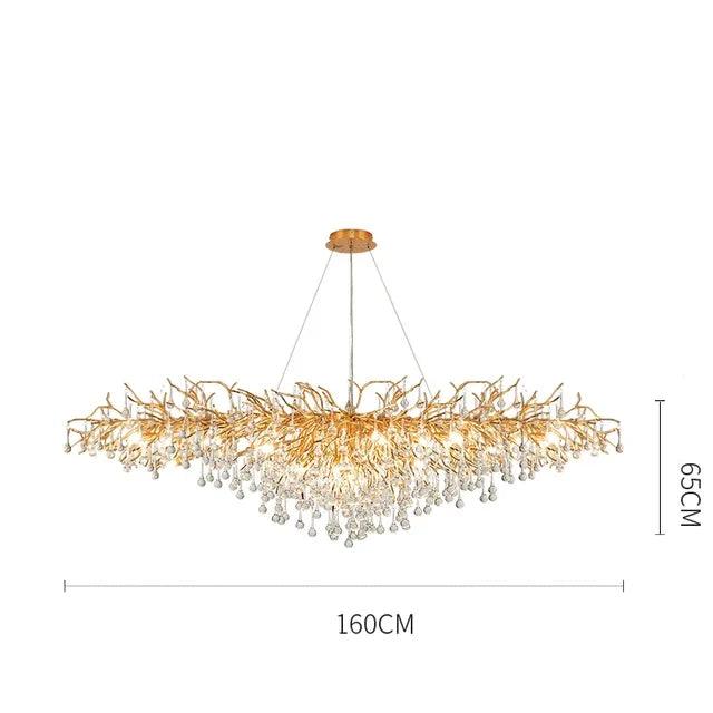 Lustre Élégant en Cristal et Fer Luminaire IL582307-ILLUMEEN.COM