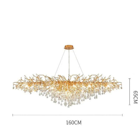 Lustre Élégant en Cristal et Fer Luminaire IL582307-ILLUMEEN.COM