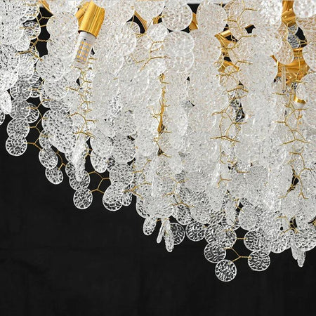 Lustre Élégant en Cristal et Fer Luminaire IL582307-ILLUMEEN.COM