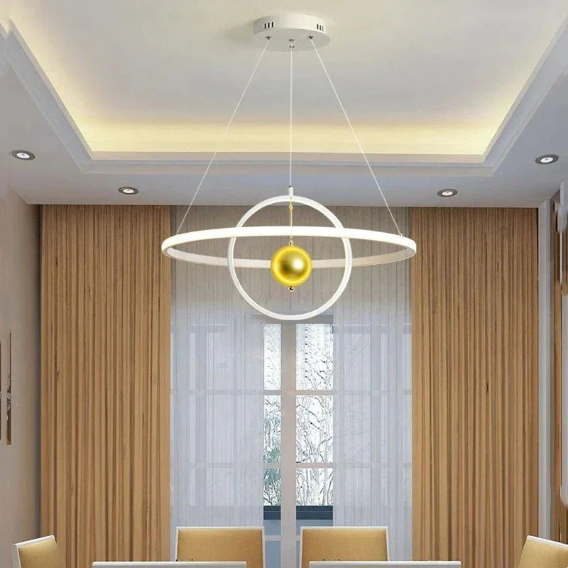 Lustre Élégant en Fer avec Éclairage LED - Luminaire IL582734-ILLUMEEN.COM