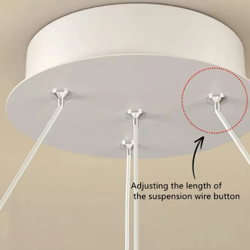 Lustre Élégant en Fer avec Éclairage LED - Luminaire IL582734-ILLUMEEN.COM