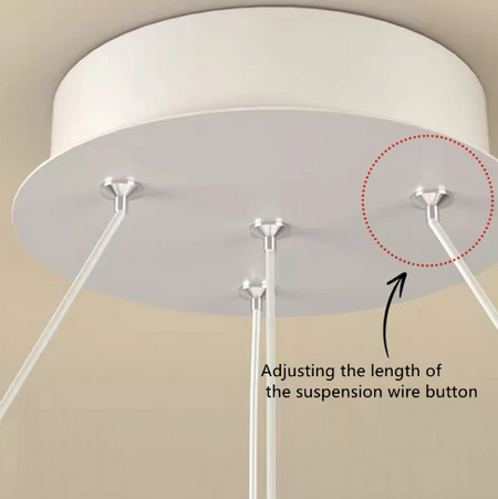 Lustre Élégant en Fer avec Éclairage LED - Luminaire IL582734-ILLUMEEN.COM