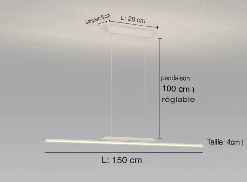 Lustre Élégant Minimaliste : Luminaire Unique IL923457-ILLUMEEN.COM