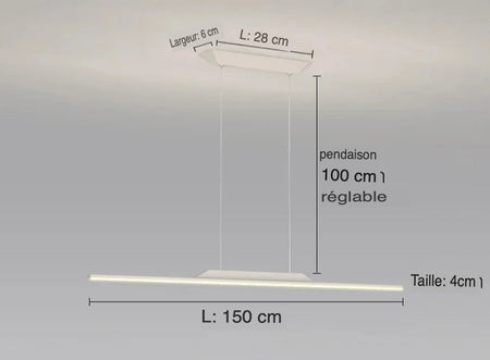 Lustre Élégant Minimaliste : Luminaire Unique IL923457-ILLUMEEN.COM