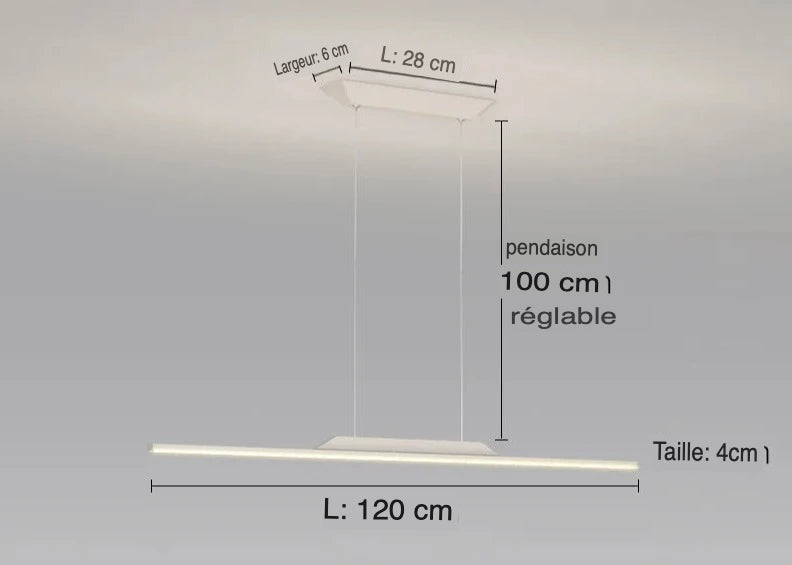 Lustre Élégant Minimaliste : Luminaire Unique IL923457-ILLUMEEN.COM