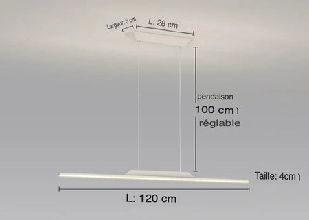 Lustre Élégant Minimaliste : Luminaire Unique IL923457-ILLUMEEN.COM