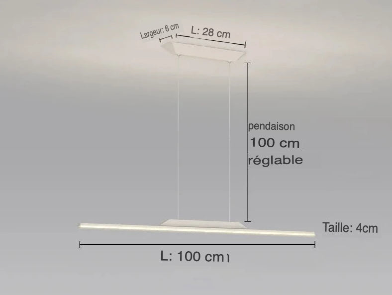 Lustre Élégant Minimaliste : Luminaire Unique IL923457-ILLUMEEN.COM