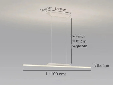Lustre Élégant Minimaliste : Luminaire Unique IL923457-ILLUMEEN.COM