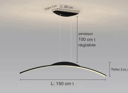 Lustre Élégant Minimaliste : Luminaire Unique IL923457-ILLUMEEN.COM