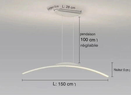Lustre Élégant Minimaliste : Luminaire Unique IL923457-ILLUMEEN.COM