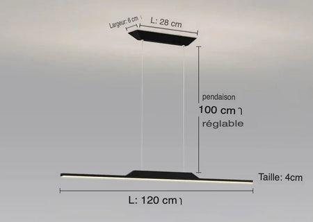 Lustre Élégant Minimaliste : Luminaire Unique IL923457-ILLUMEEN.COM