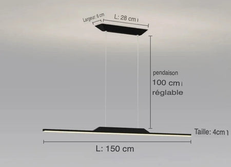 Lustre Élégant Minimaliste : Luminaire Unique IL923457-ILLUMEEN.COM