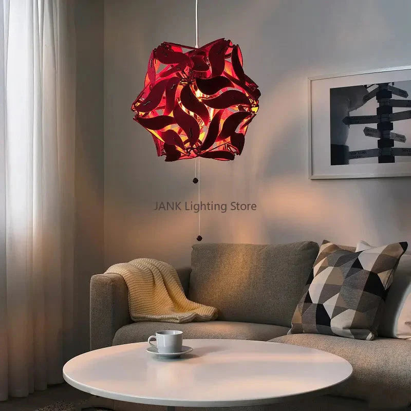 Lustre Élégant Rétractable Fleur Luminaire IL582947-ILLUMEEN.COM