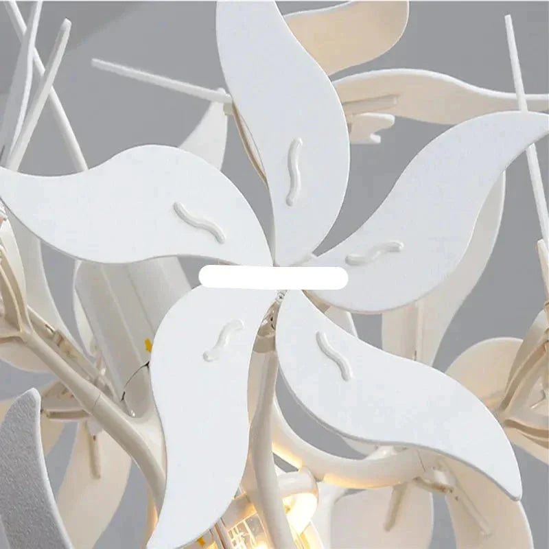 Lustre Élégant Rétractable Fleur Luminaire IL582947-ILLUMEEN.COM