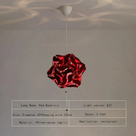Lustre Élégant Rétractable Fleur Luminaire IL582947-ILLUMEEN.COM