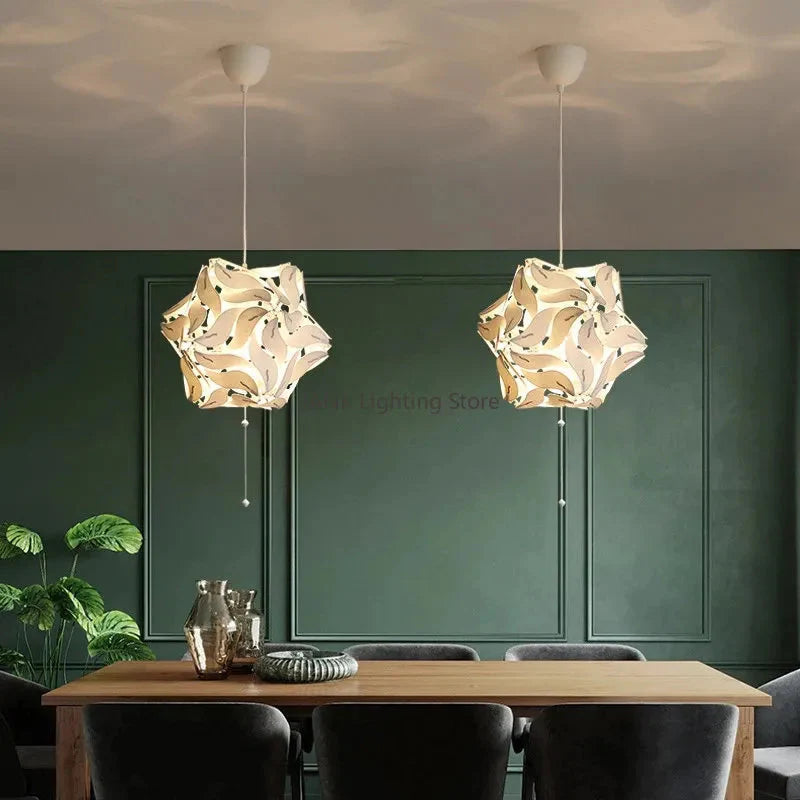 Lustre Élégant Rétractable Fleur Luminaire IL582947-ILLUMEEN.COM
