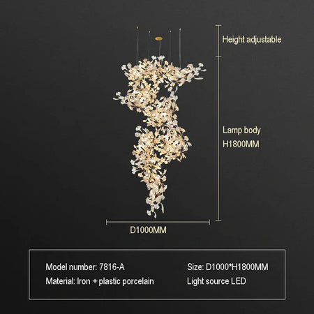Lustre en cristal nordique, Luminaire IL834267, Élégance Assurée-ILLUMEEN.COM