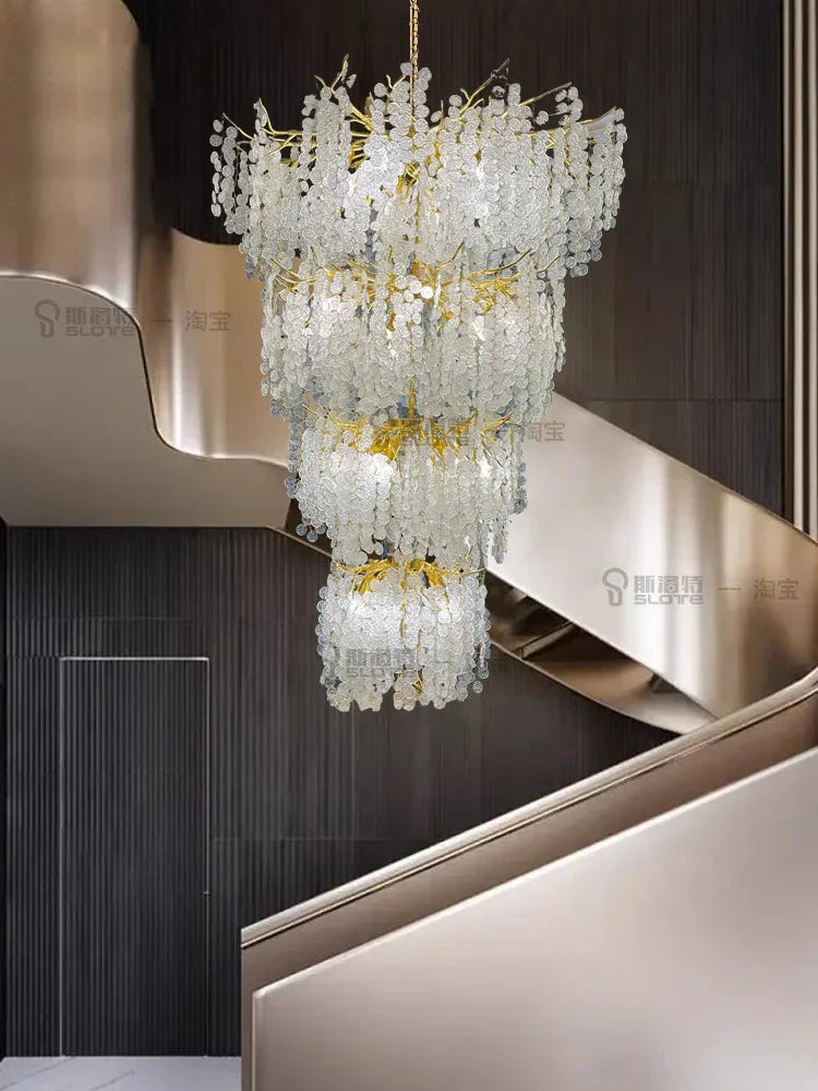Lustre en cristal nordique, Luminaire IL834267, Élégance Assurée-ILLUMEEN.COM