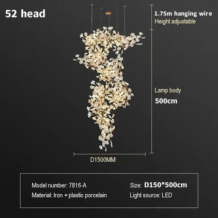 Lustre en cristal nordique, Luminaire IL834267, Élégance Assurée-ILLUMEEN.COM