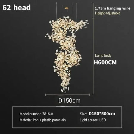 Lustre en cristal nordique, Luminaire IL834267, Élégance Assurée-ILLUMEEN.COM