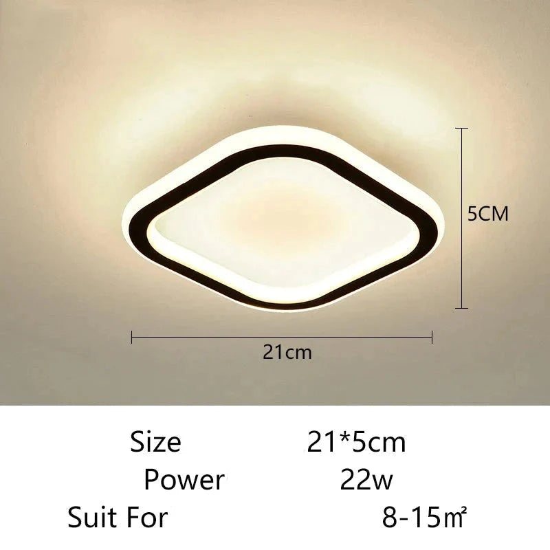 Plafonnier Design : Anneaux Lumineux Élégant IL582413-ILLUMEEN.COM