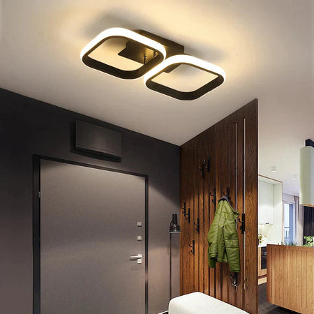 Plafonnier Design : Anneaux Lumineux Élégant IL582413-ILLUMEEN.COM