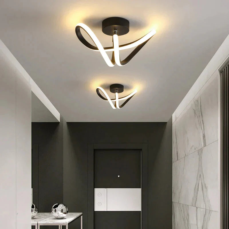 Plafonnier Design : Anneaux Lumineux Élégant IL582413-ILLUMEEN.COM