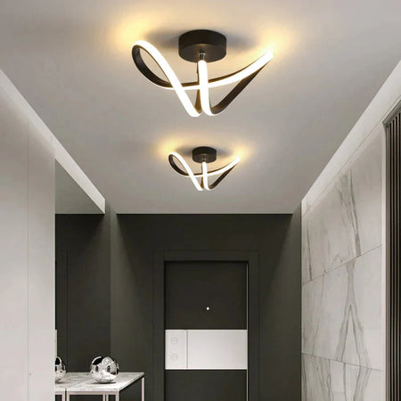 Plafonnier Design : Anneaux Lumineux Élégant IL582413-ILLUMEEN.COM
