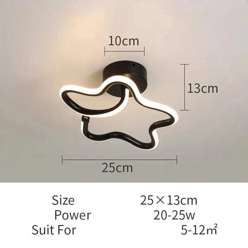 Plafonnier Design : Anneaux Lumineux Élégant IL582413-ILLUMEEN.COM