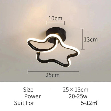Plafonnier Design : Anneaux Lumineux Élégant IL582413-ILLUMEEN.COM