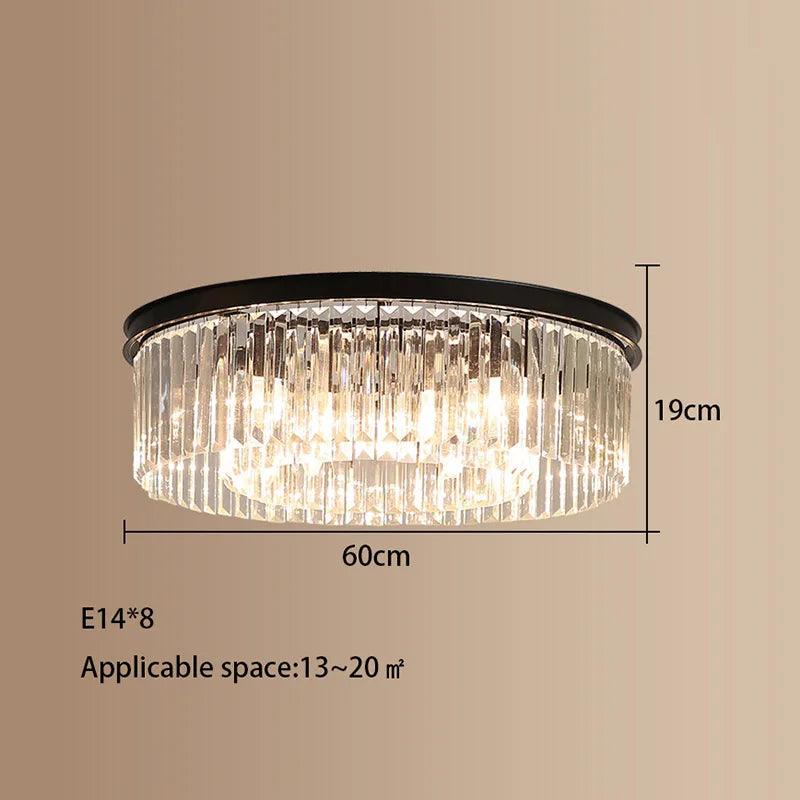 Plafonnier Design : Cristal Somptueux avec Luminaire IL527314-ILLUMEEN.COM