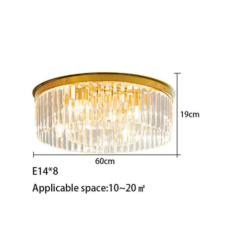 Plafonnier Design : Cristal Somptueux avec Luminaire IL527314-ILLUMEEN.COM