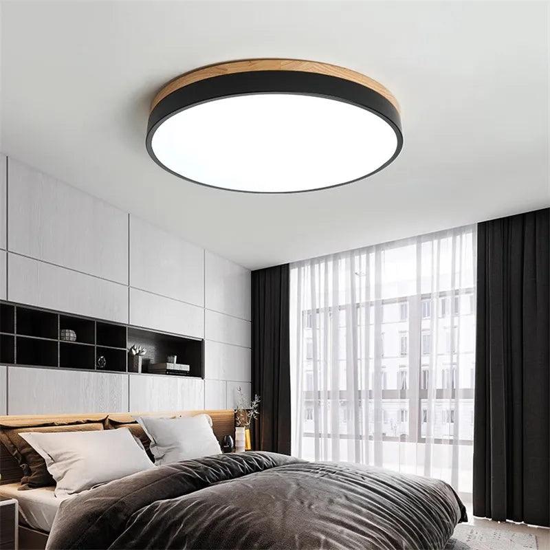 Plafonnier Design Élégant : Luminaire Chic en Bois IL829347-ILLUMEEN.COM