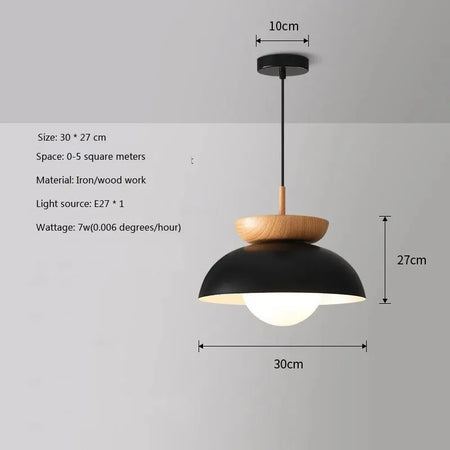 Plafonnier Design Élégant : Luminaire Chic en Bois Métal IL947362-ILLUMEEN.COM