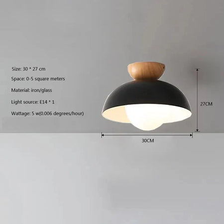 Plafonnier Design Élégant : Luminaire Chic en Bois Métal IL947362-ILLUMEEN.COM