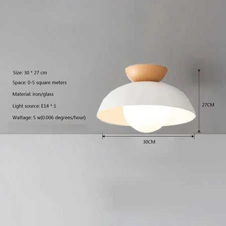 Plafonnier Design Élégant : Luminaire Chic en Bois Métal IL947362-ILLUMEEN.COM