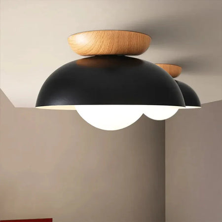 Plafonnier Design Élégant : Luminaire Chic en Bois Métal IL947362-ILLUMEEN.COM