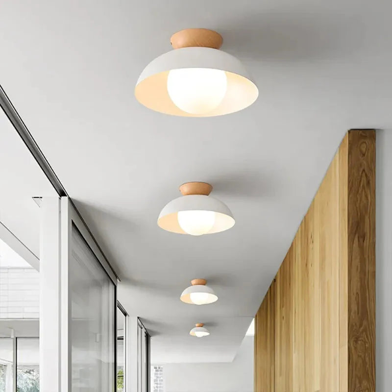 Plafonnier Design Élégant : Luminaire Chic en Bois Métal IL947362-ILLUMEEN.COM