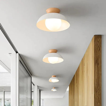 Plafonnier Design Élégant : Luminaire Chic en Bois Métal IL947362-ILLUMEEN.COM