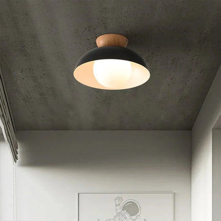 Plafonnier Design Élégant : Luminaire Chic en Bois Métal IL947362-ILLUMEEN.COM