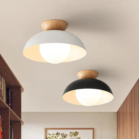 Plafonnier Design Élégant : Luminaire Chic en Bois Métal IL947362-ILLUMEEN.COM