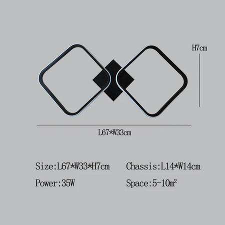 Plafonnier Design Élégant : Luminaire Chic IL582740-ILLUMEEN.COM