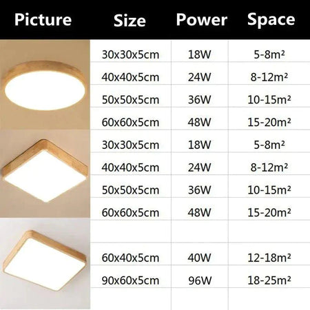 Plafonnier Design Élégant : Luminaire en Bois et Fer IL529364-ILLUMEEN.COM