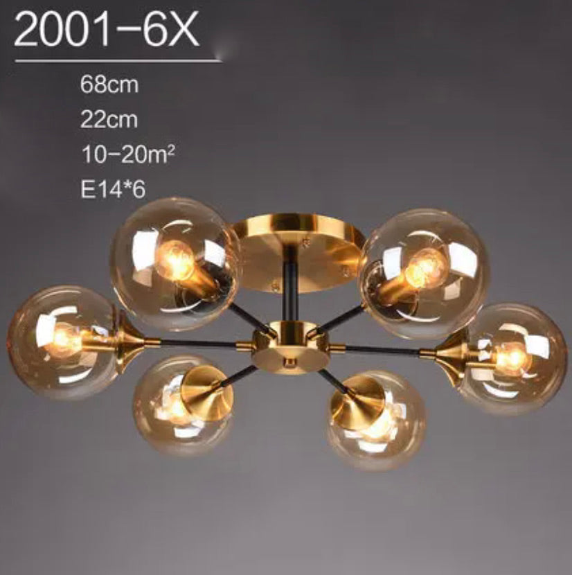 Plafonnier Design : Lumière en Verre et en Métal Style Européen IL582304-ILLUMEEN.COM