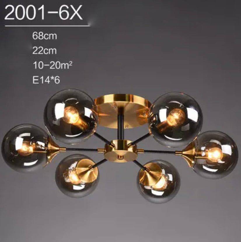 Plafonnier Design : Lumière en Verre et en Métal Style Européen IL582304-ILLUMEEN.COM
