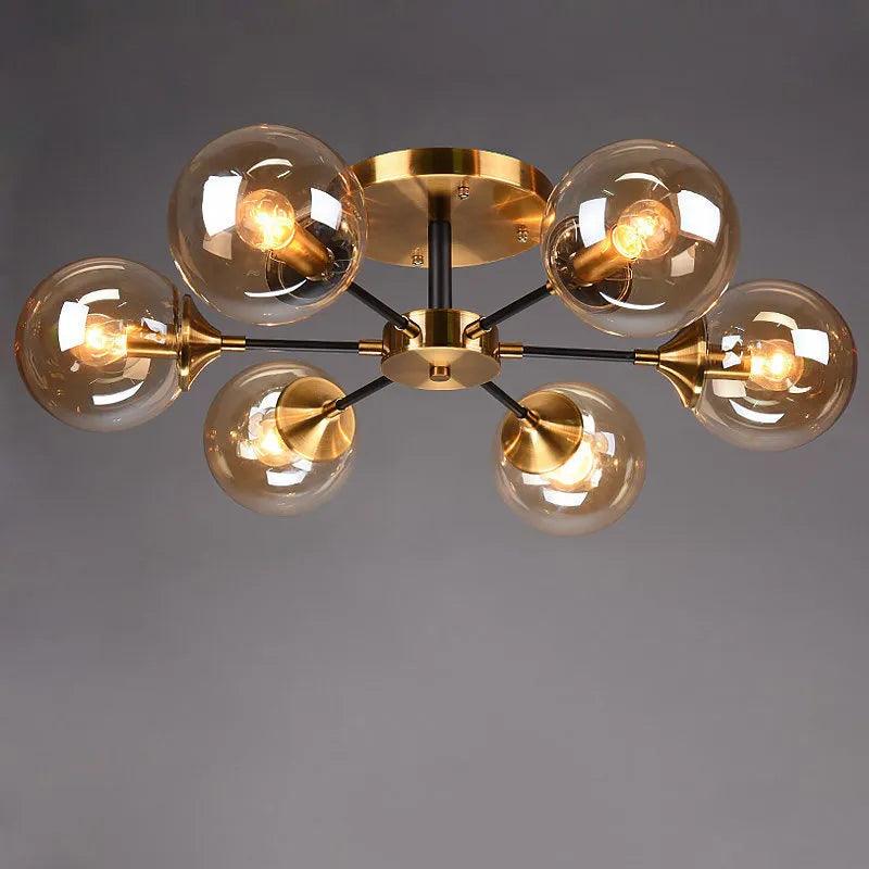 Plafonnier Design : Lumière en Verre et en Métal Style Européen IL582304-ILLUMEEN.COM